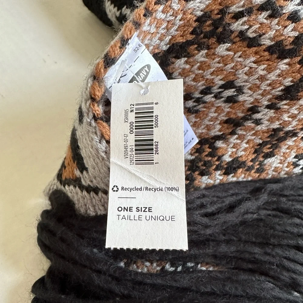 Old navy || womans Leopard Print Scarf with Fringe